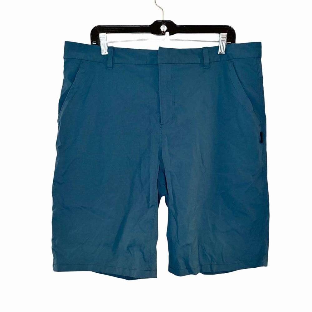 Oakley Perf Terrain Short Mens Size 36 Teal Blue Casual Dress Stretch Shorts